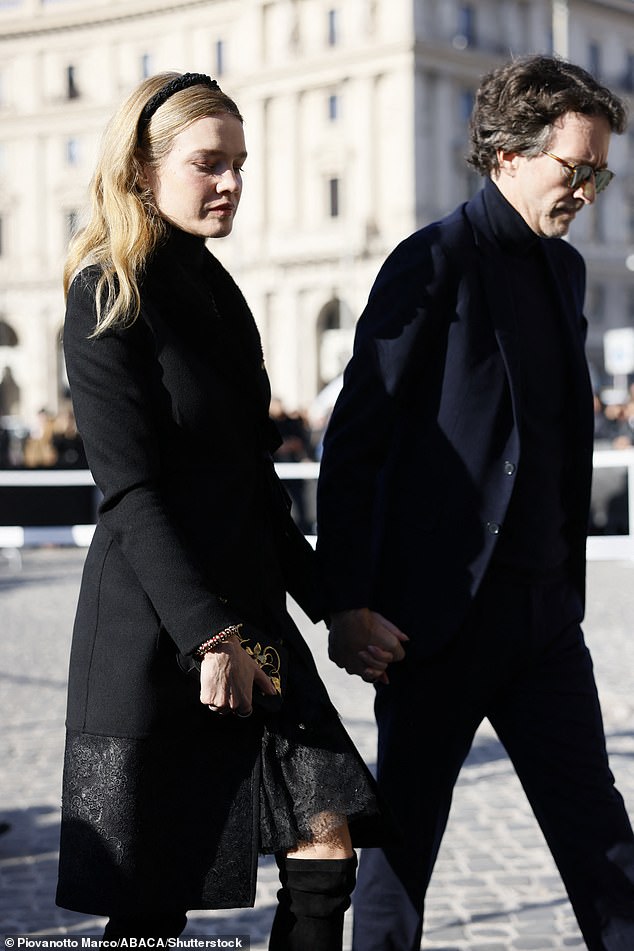 Russian fashion model Natalia Vodianova and her husband Antoine Arnault walked hand-in-hand