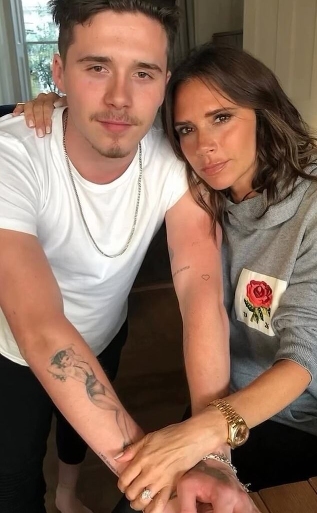 One friend told The Mail on Sunday: ‘Why shouldn’t Victoria be tactile with her son? She is tactile with all of her children and she always has been'