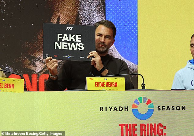 She accuses Matchroom promoter Eddie Hearn of wanting to be the star over his boxers