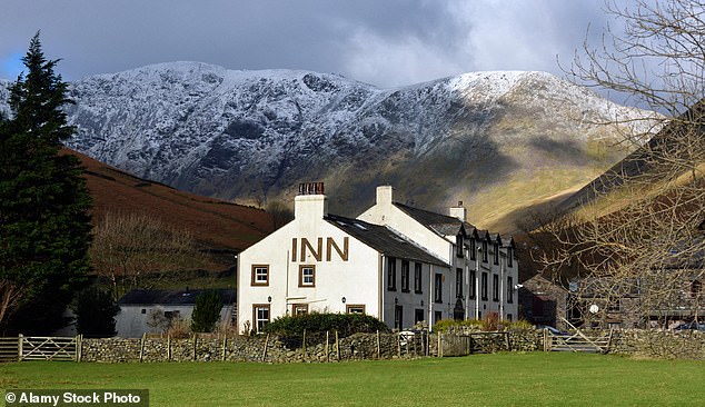 The Wasdale Head Inn in the Lake District, where two walkers left without paying after being rescued by volunteers