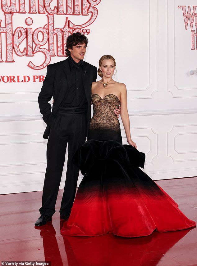 She was joined by her hunky costar Jacob Elordi on Wednesday night