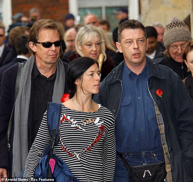 Andy Kershaw and ex partner, restaurateur, Juliette Banner were together for 17 years and have two children together called Sonny and Dolly - the couple split in 2006 (pictured in 2004)