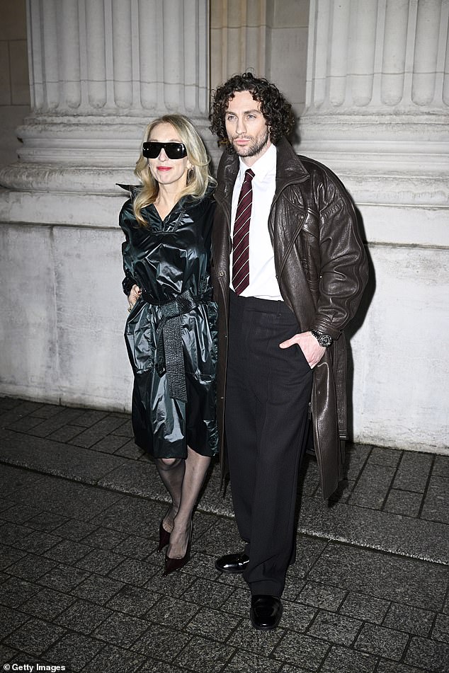 In a video clip shared to GQ Italia's TikTok account, fans flocked to the comment section to mock Aaron's facial expression while arriving at the show