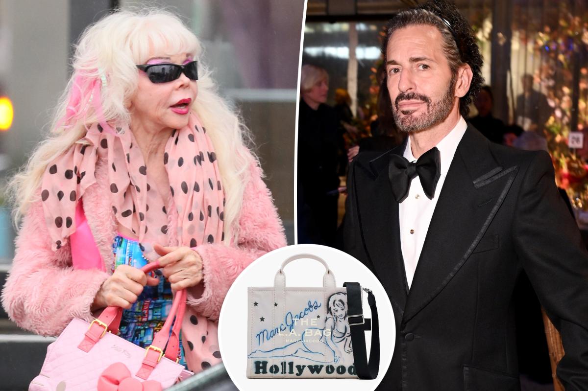 Fans of LA billboard queen Angelyne blast Marc Jacobs
