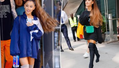 Ariana Grande recalls 'wanting to hide away' in oversized hoodies and boots in 2018