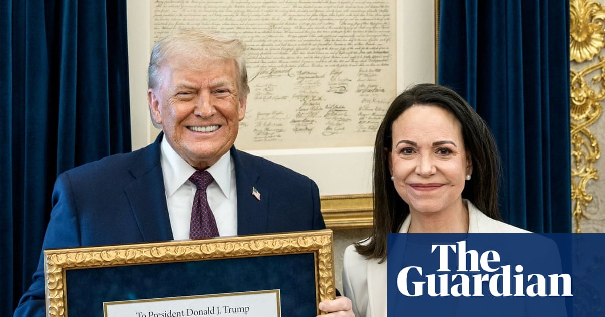 Trump gets his hands on Nobel peace prize – The Latest | María Corina Machado