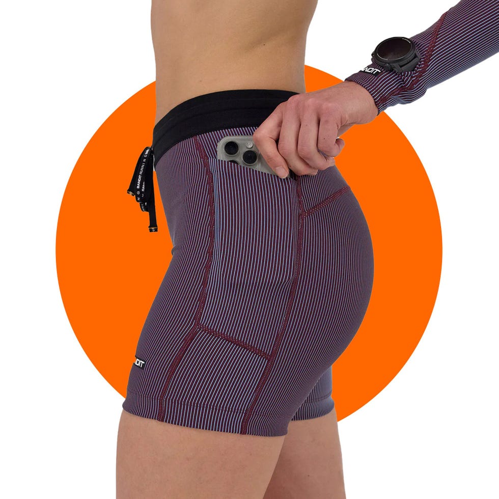 Striped Cadence 5" Compression Shorts