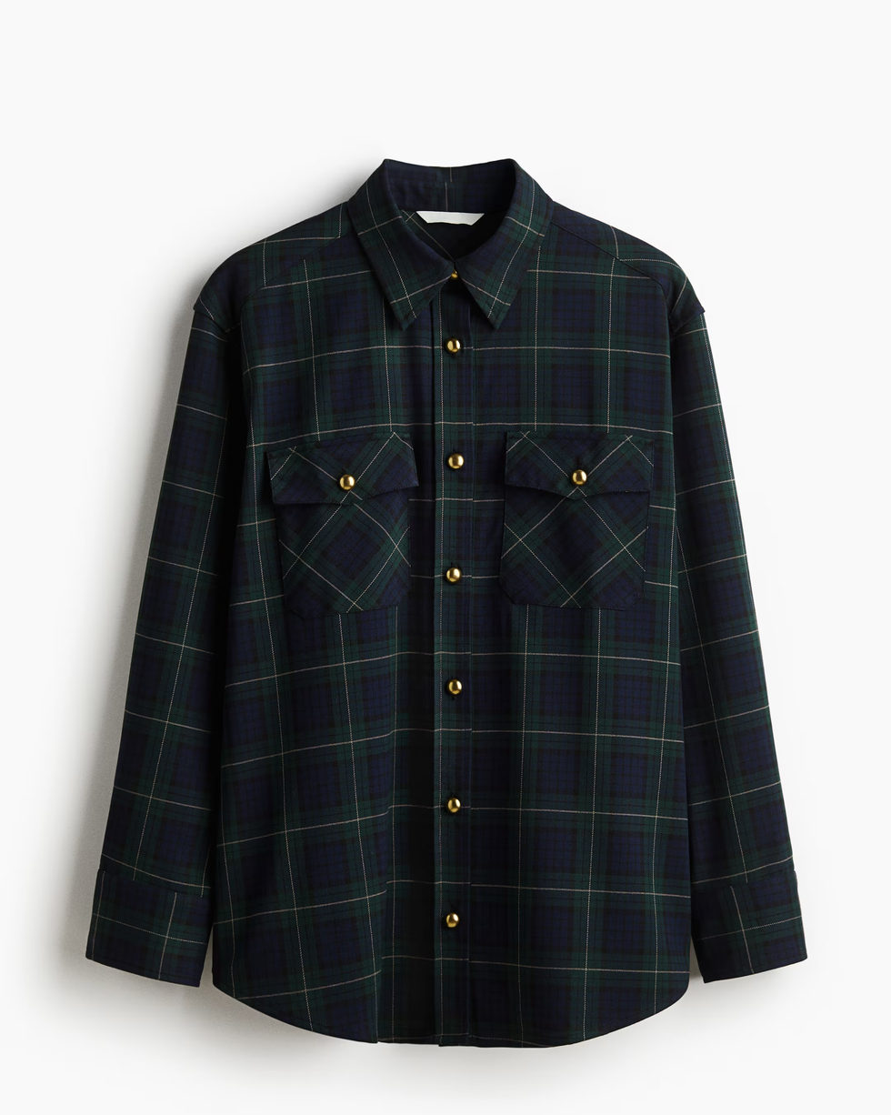 Oversized Flannel Shirt