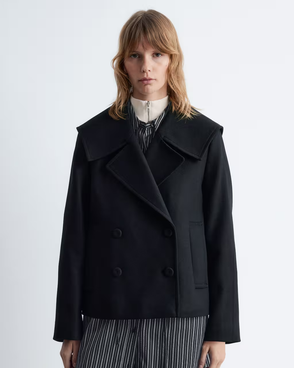 Double-Breasted Wool Jacket