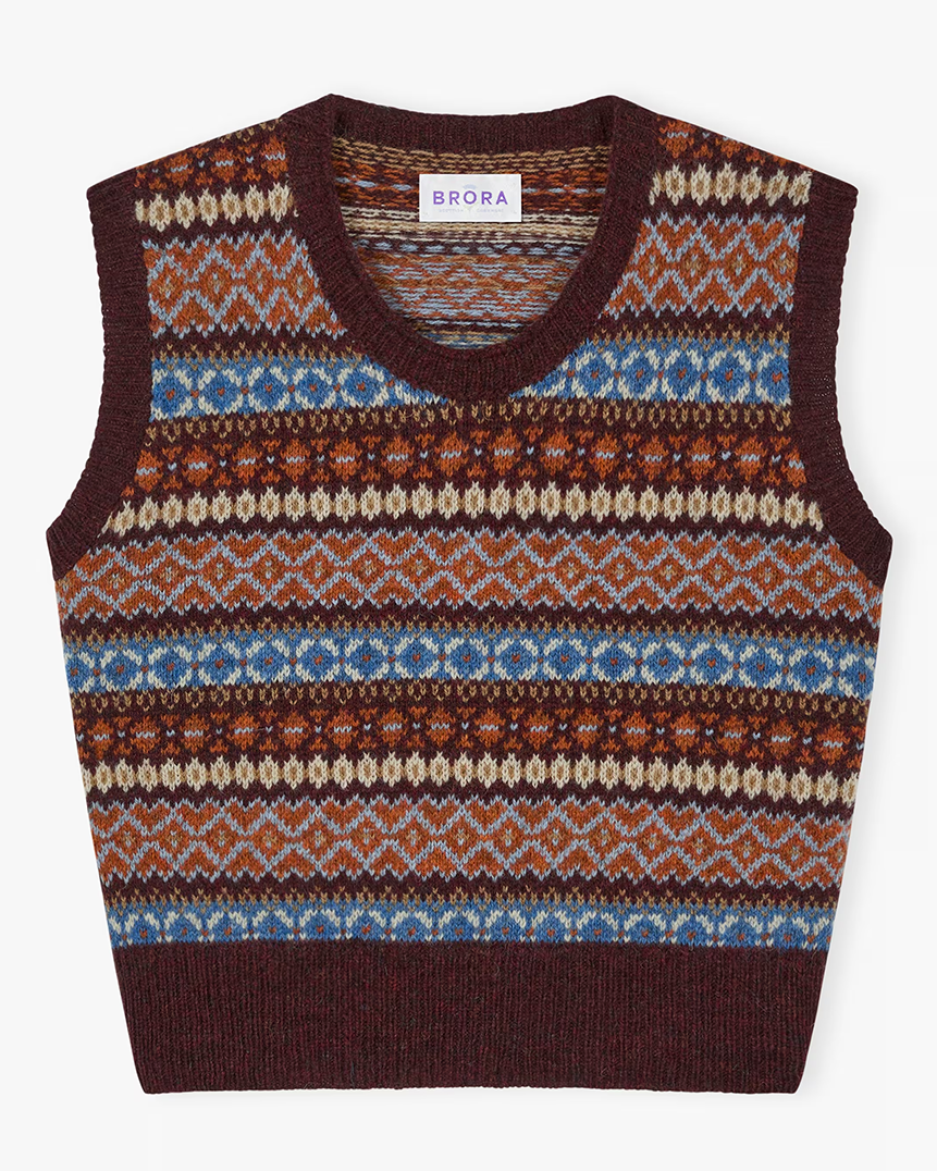 Wool Fair Isle Tank