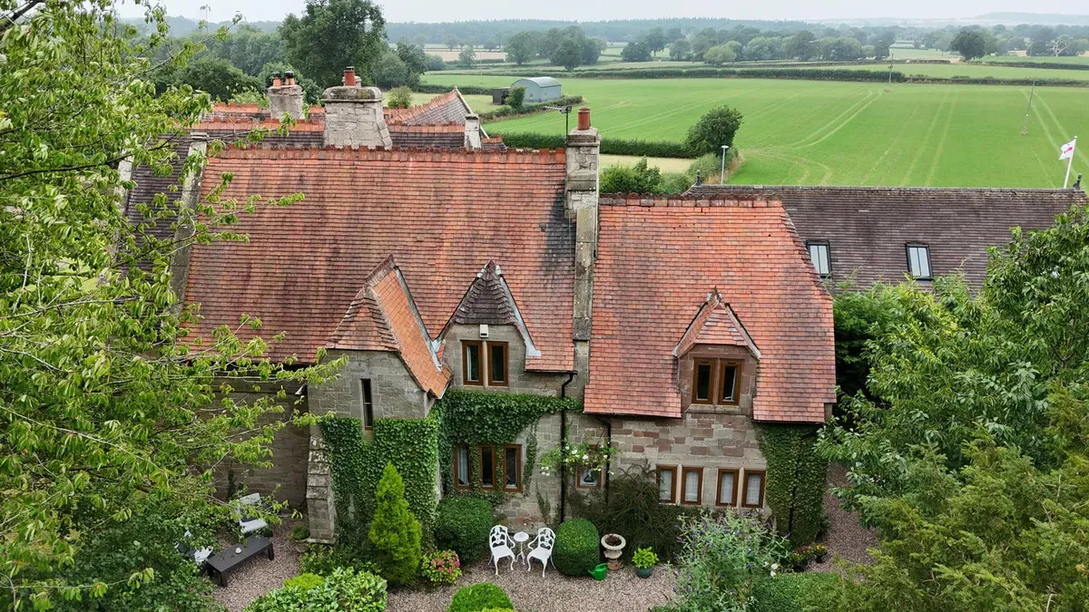 The Grade II-listed former schoolhouse in Blymhill, near Weston Park, is looking for a new owner. Photo: Zoopla/Lee Cooke