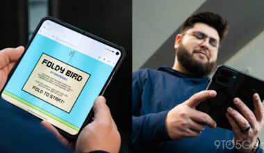 'Foldy Bird' uses your foldable to play Flappy Bird; it hurts my soul