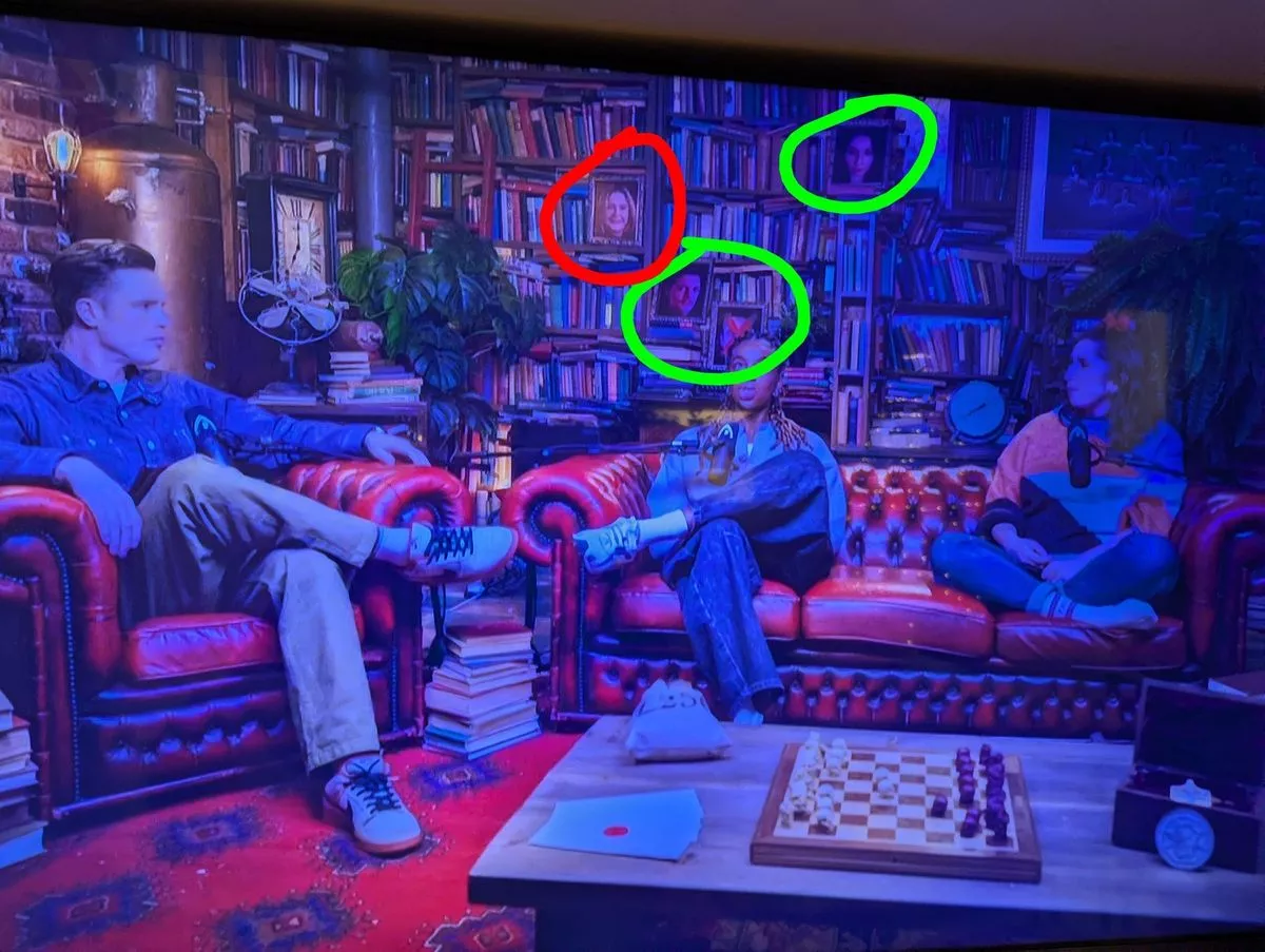 Spiper-sighted fans reckon they spotted a spoiler in the background on Uncloaked