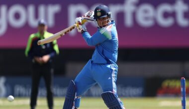 Vaibhav Suryavanshi batting for India U19s