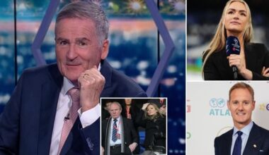 Laura Woods, Dan Walker and Richard Keys in social media spat over Gabby Logan 'dig' after father's death