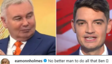 Eamonn Holmes sends heartfelt message of support as GB News co-star announces exciting career news