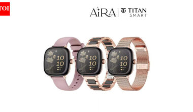 Titan Aira smartwatch debuts with 24x7 AI features; price starts at Rs 6,999
