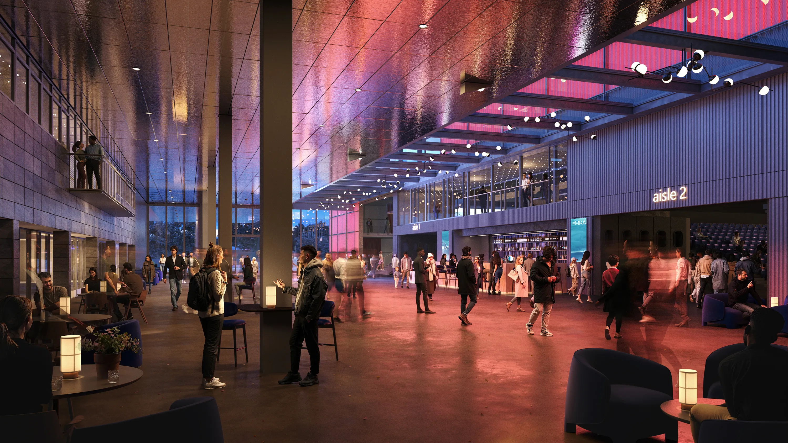 The inside of the new venue coming to Milton Keynes