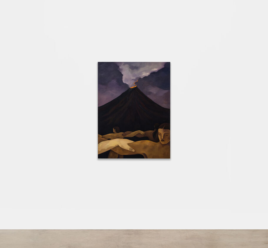 Hilda Palafox, ‘Ritual a las faldas de un volcán’, 2025, Painting, Oil on linen, Sean Kelly Gallery