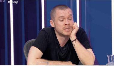 Gary Stevenson debates economist Dr Kristian Niemietz on wealth tax issues during a live event.