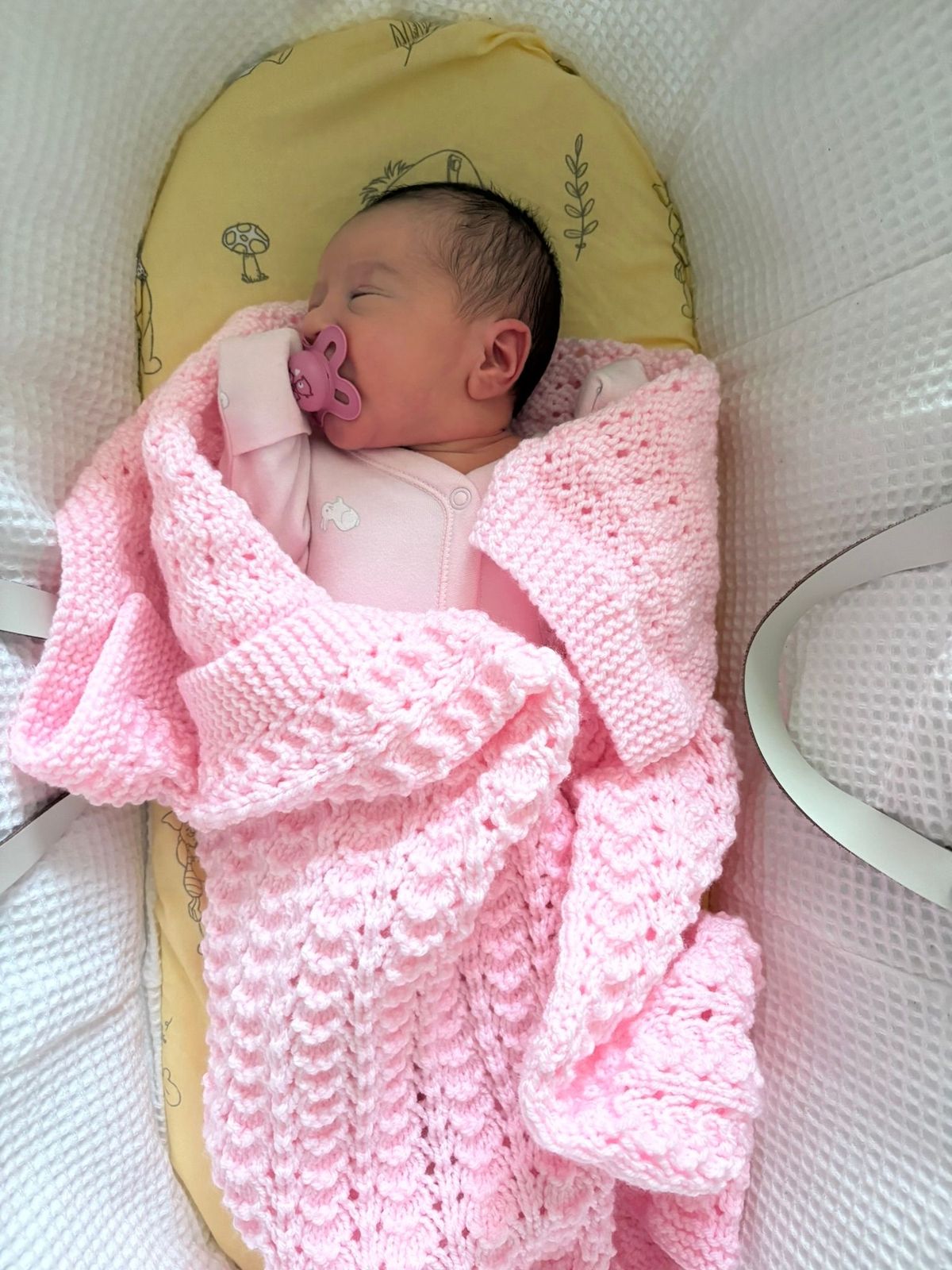 Hazel after being born