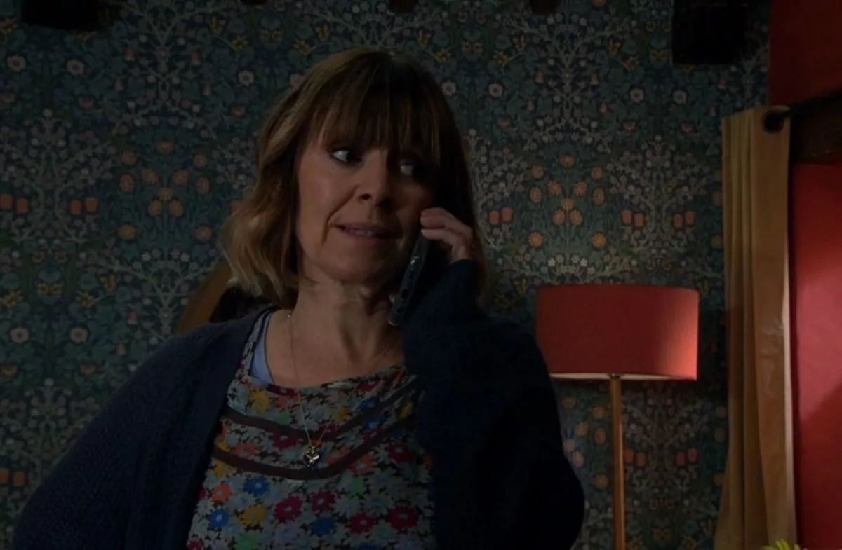 Rhona Goskirk is hiding something big on Emmerdale