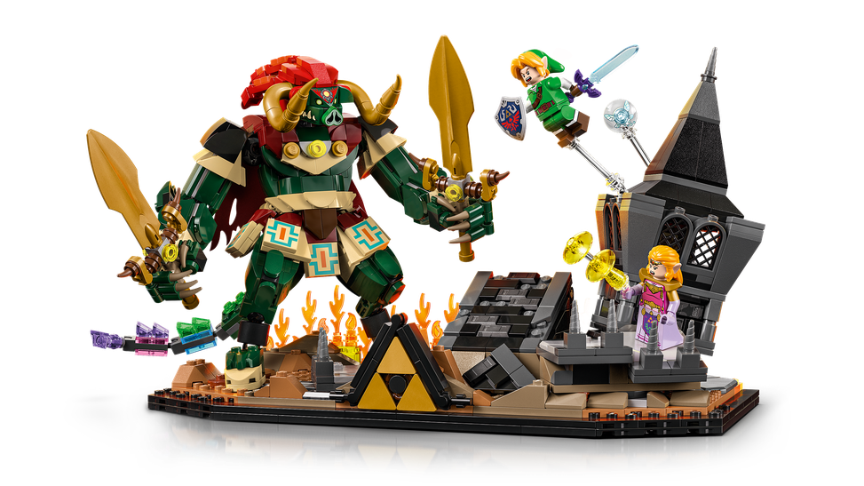LEGO The Legend of Zelda: Ocarina of Time – The Final Battle (77093) production shot
