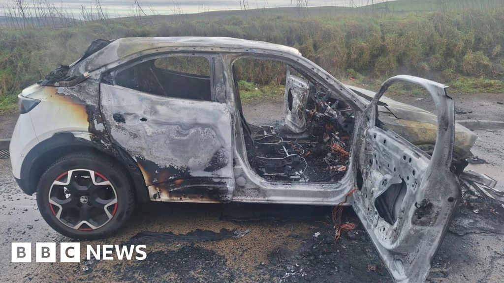 Merthyr Tydfil men rescue nine-month-old baby locked in burning car