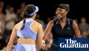 Venus Williams sets Australian Open record at age of 45 but falters with win in sight | Venus Williams
