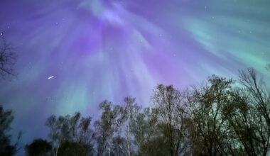 The northern lights may be visible across Canada Monday night