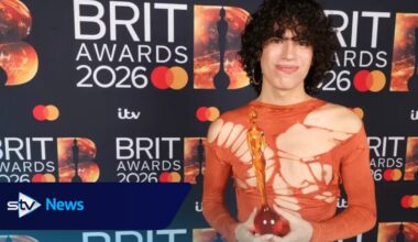 Scottish singer Jacob Alon named winner of Brits Critics’ Choice award
