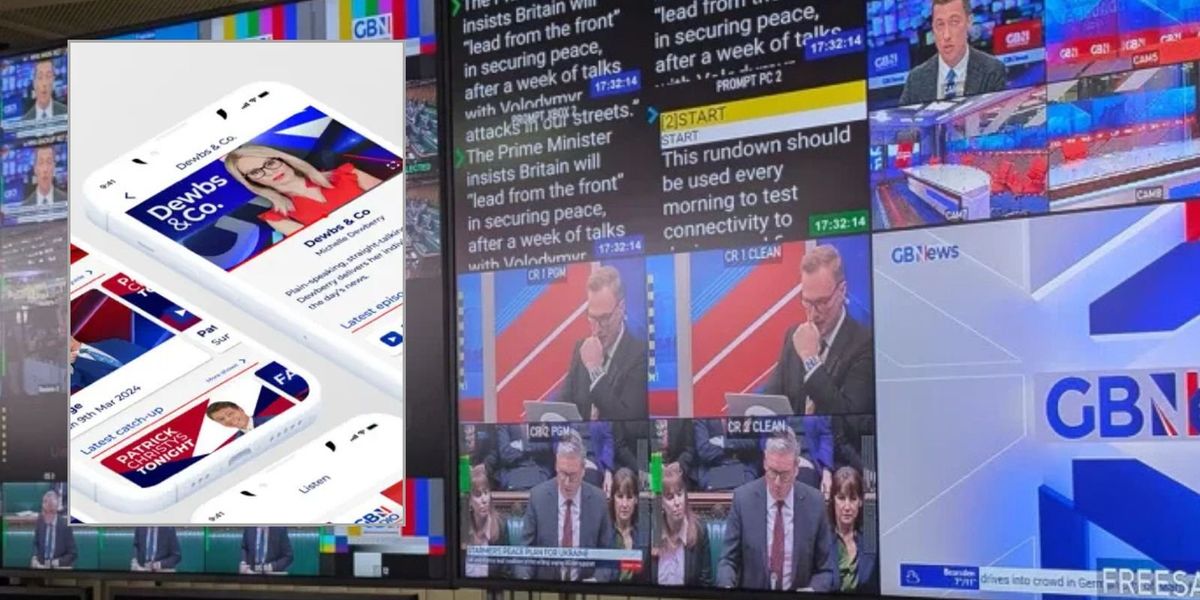 GB News soars to become fastest-growing news app in the UK