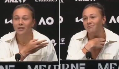 American tennis star snaps back at reporter at Australian Open over politics