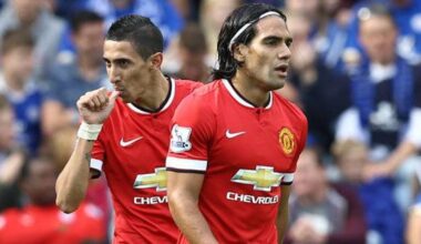 Radamel Falcao looks on