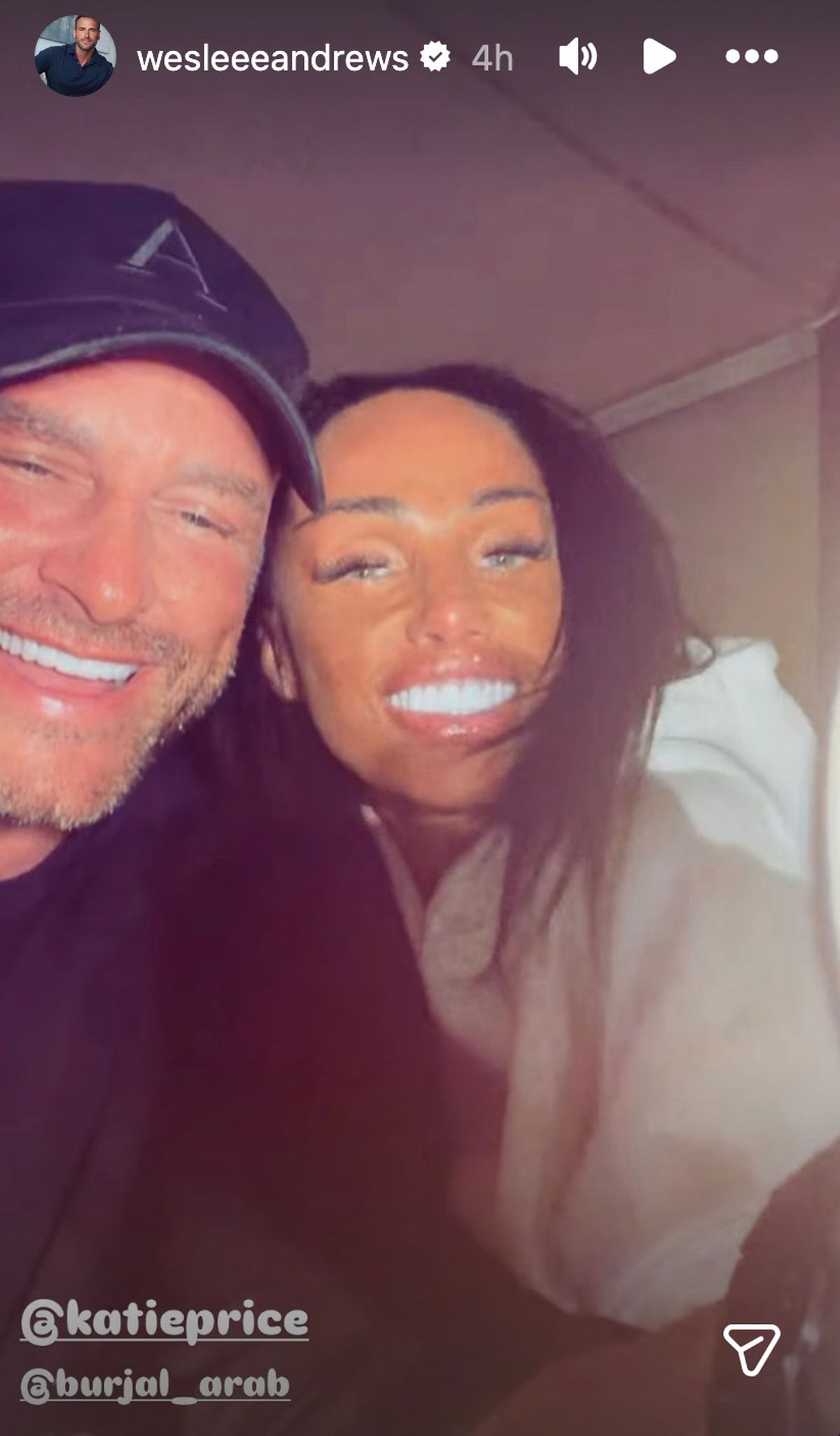 Katie and Lee couldn't help but look loved-up in the video