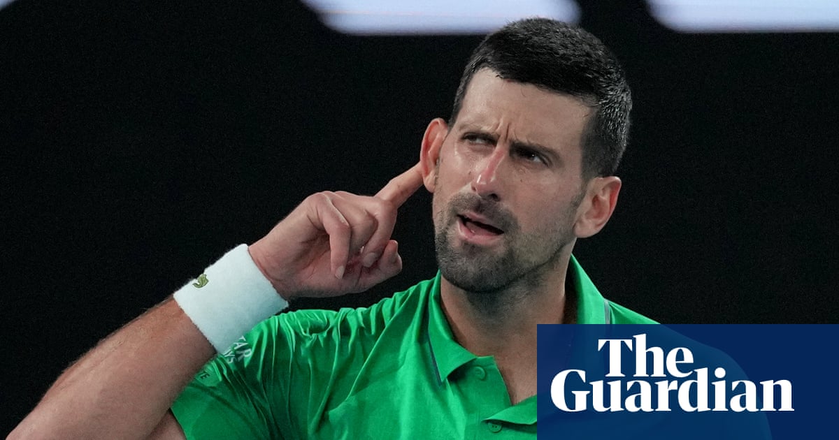 ‘Calm down, you jerk’: Djokovic admits to losing cool in Australian Open battle | Australian Open 2026