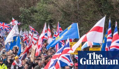 Thousands march in Crowborough over asylum plan for former military camp | Immigration and asylum