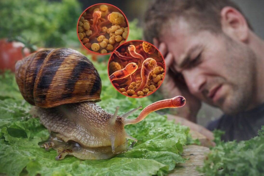 In Florida, the giant snail and the giant African snail, an invasive species, spread brain parasites and cause damage.