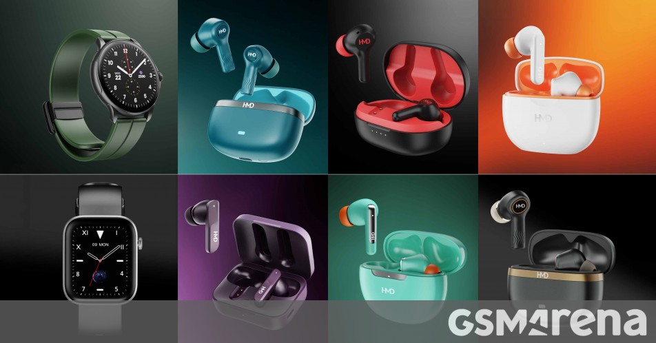 HMD Watch X1 and Watch P1 debut alongside 6 new Dub series TWS earbuds