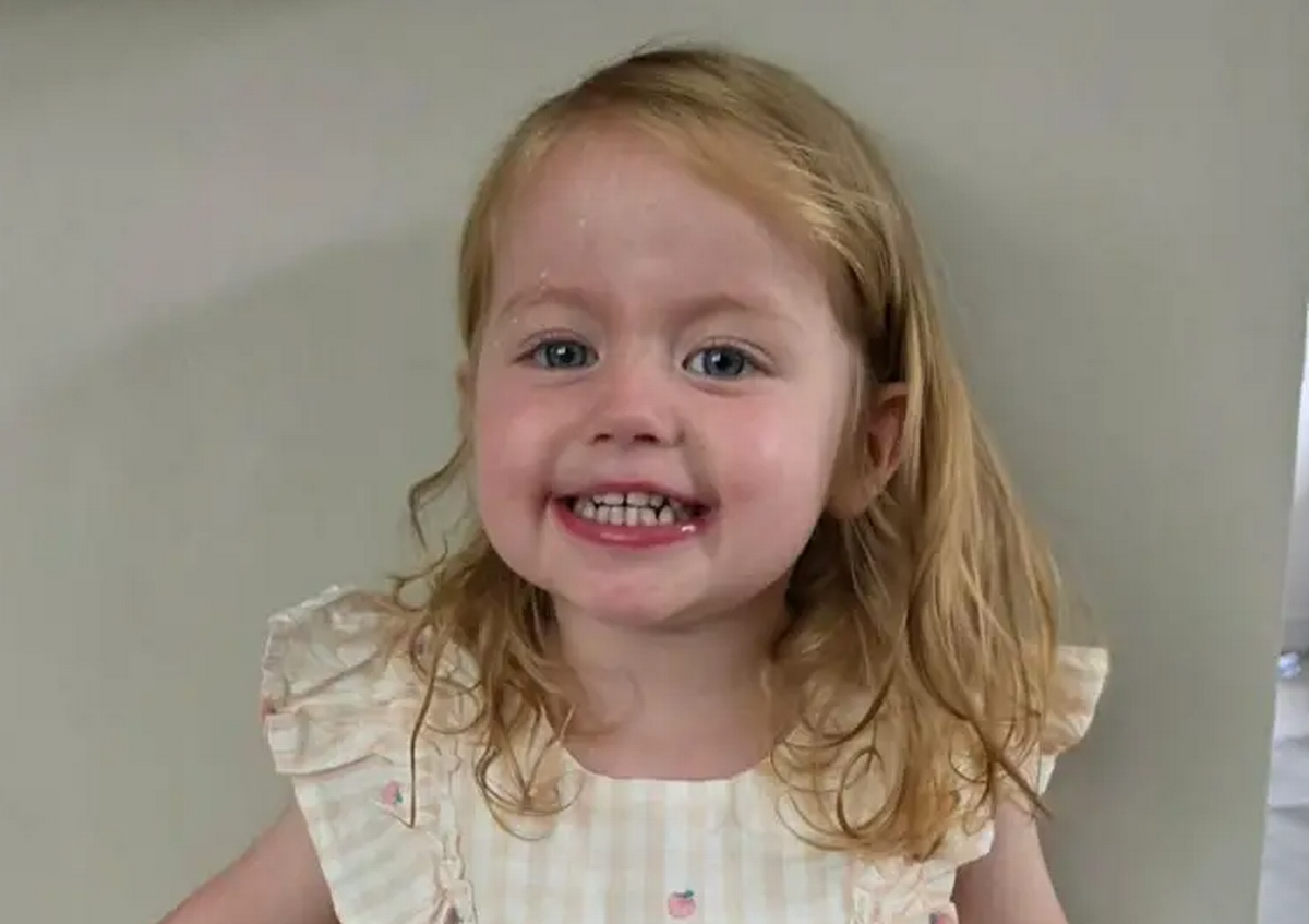 The tot is now doing well after treatment