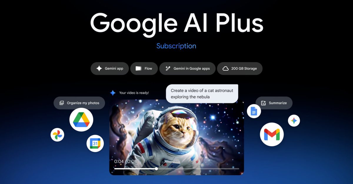 Google AI Plus comes to US for $7.99, Google One 2 TB upgraded