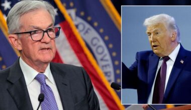 Interest rate cuts PAUSED for US economy as inflation 'remains elevated' in blow to Donald Trump