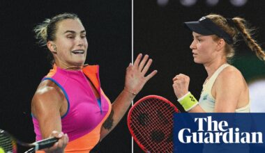 Rybakina poses threat to Sabalenka’s bid for legendary status in Australian Open final | Australian Open 2026