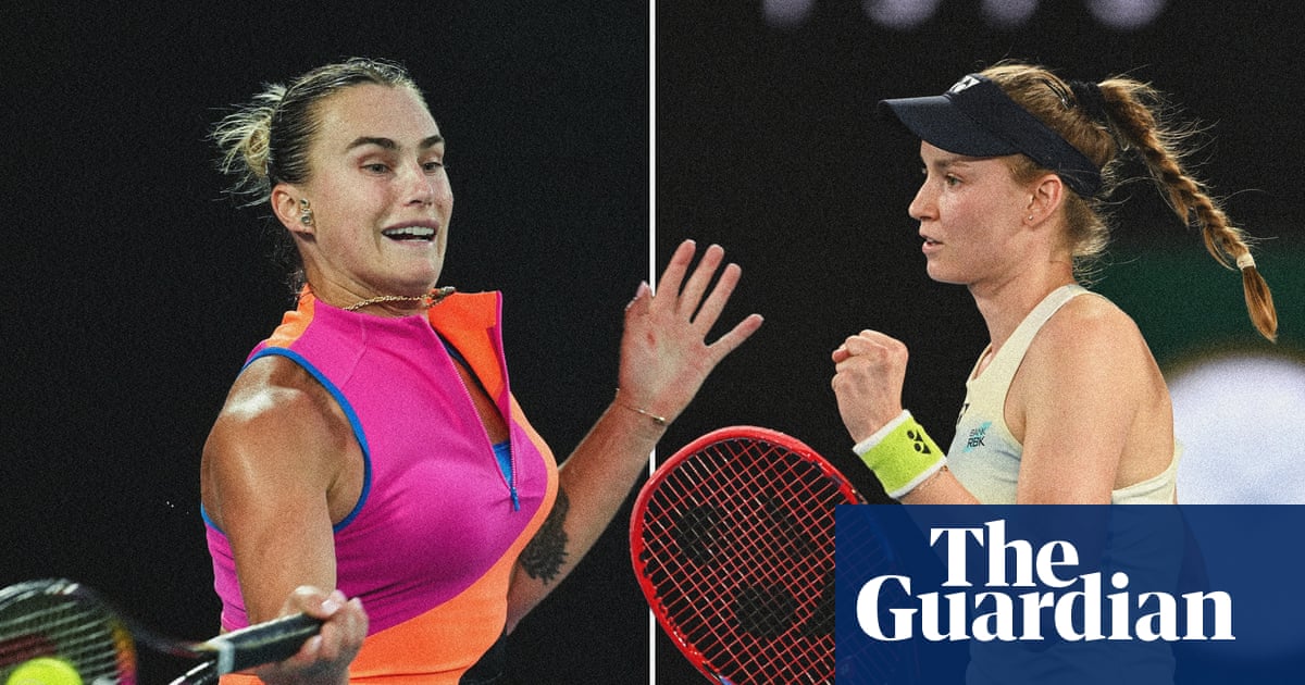 Rybakina poses threat to Sabalenka’s bid for legendary status in Australian Open final | Australian Open 2026