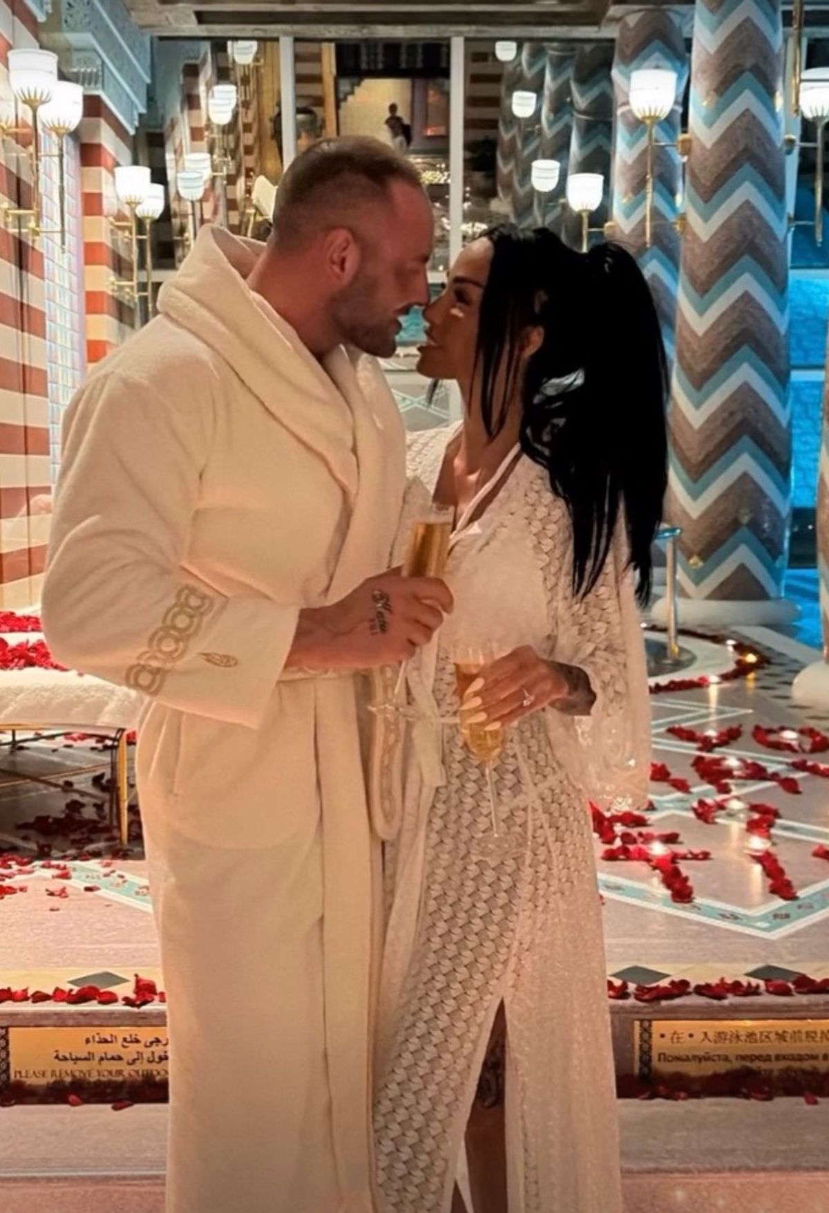 Lee and Katie enjoyed a quick wedding