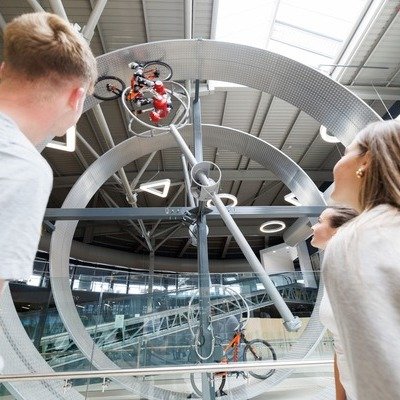In Ireland, You Can Ride a Bicycle in a Vertical Loop