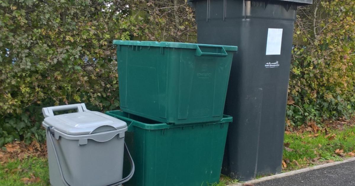 Black bins collections once every three weeks in South Glos