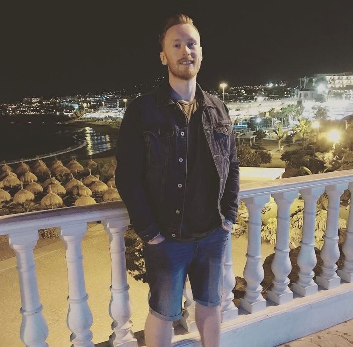 Andi Peel pictured on holiday