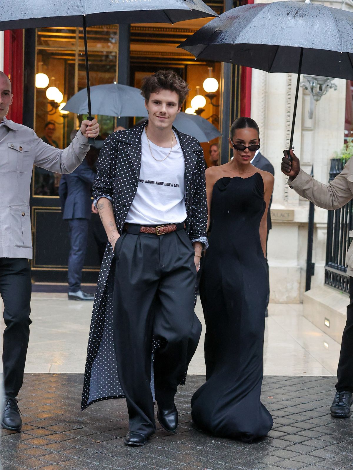 Cruz and his girlfriend, Jackie Apostel, are in Paris