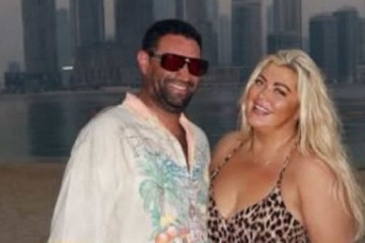 Rami and Gemma posed on the beach